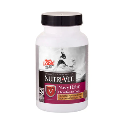 Nutri-Vet Nasty Habit Chewables for Dogs Liver 60ct Nutri-Vet