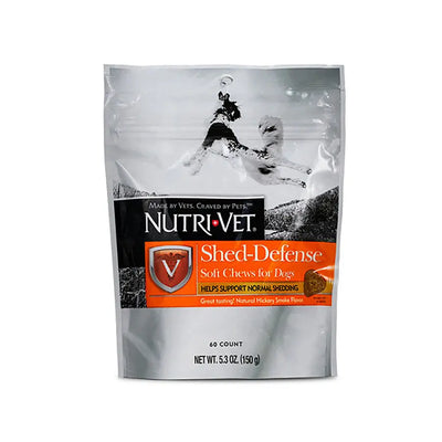 Nutri-Vet Shed Defense Soft Chews Natural Smoke Flavor 5.35 oz Nutri-Vet