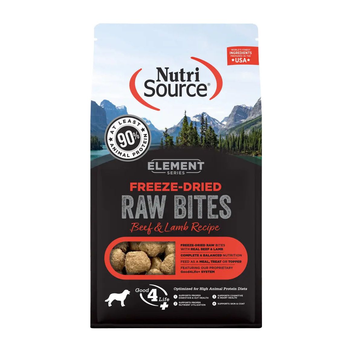 NutriSource Element Freeze Dried Raw Bites Dry Dog Food NutriSource