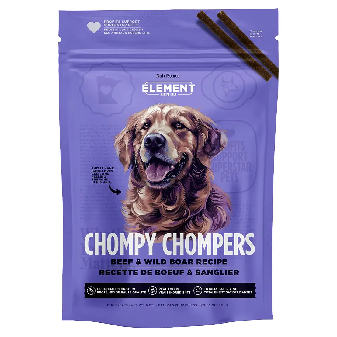 NutriSource Element Series Chompy Chompers Dog Treats NutriSource