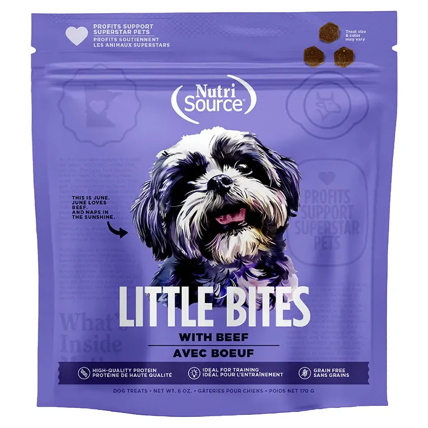 NutriSource Little Bites Grain Free Training Dog Treats 6 oz NutriSource