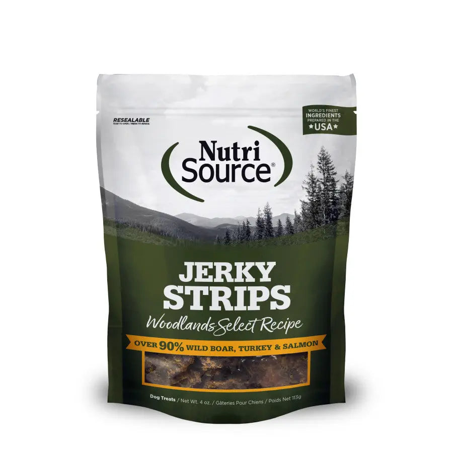 NutriSource Select Jerky Strips Dog Treats 4 oz NutriSource