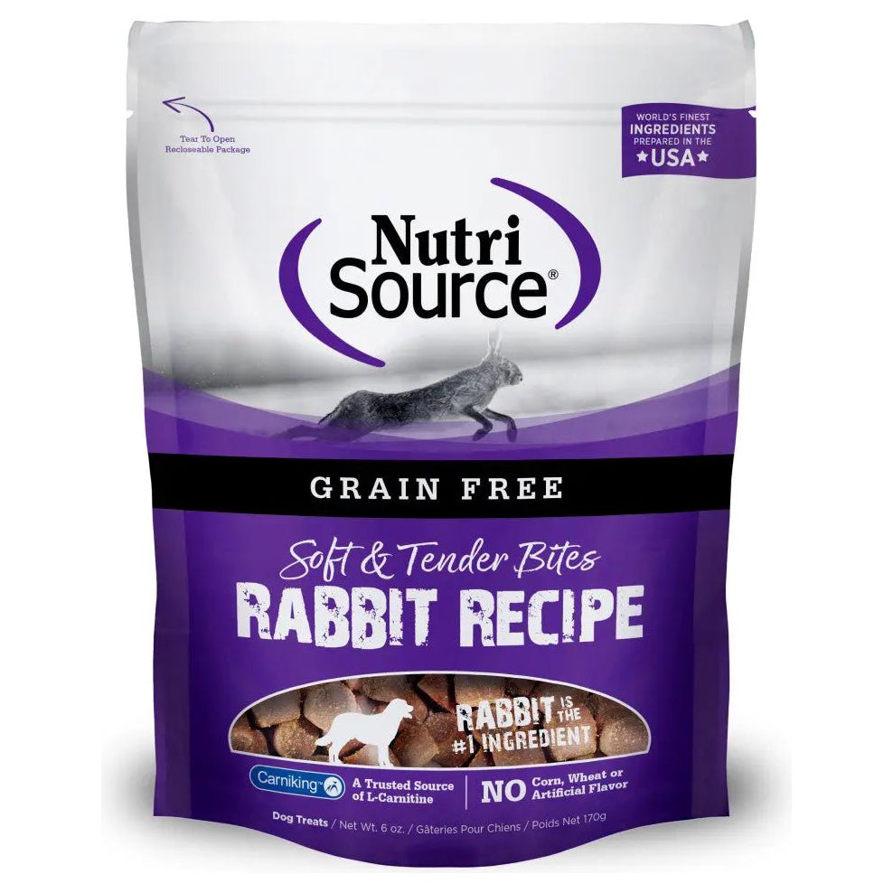 NutriSource Soft & Tender Bites Dog Treats 6 oz NutriSource