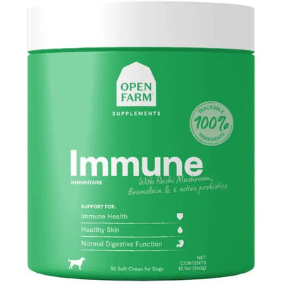 Open Farm Immune Chews Dog Supplement 90 Count Open Farm