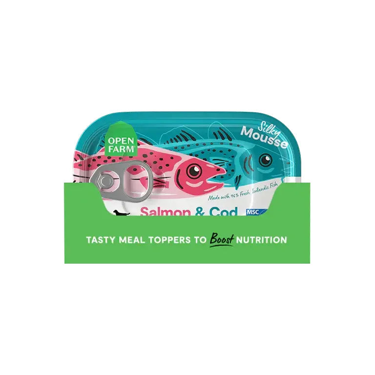 Open Farm Salmon & Cod Topper for Cat Food Open Farm