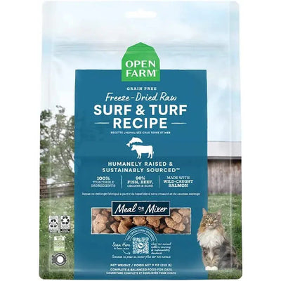 Open Farm Surf & Turf Freeze-Dried Raw Morsels Cat Food Open Farm