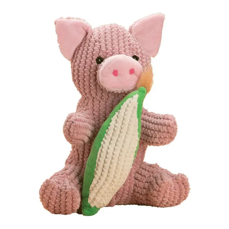 Patchworkpet Playful Pairs Pig Plush Dog Toys 15" Patchworkpet