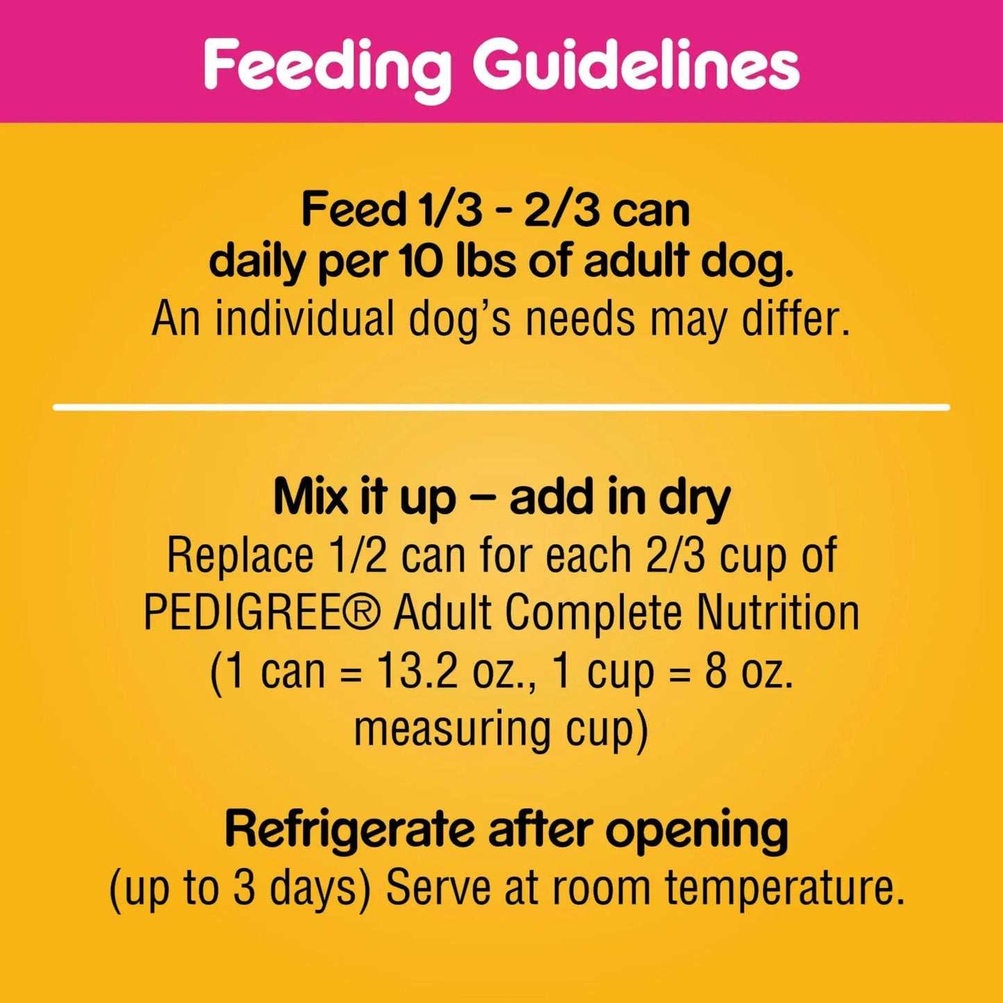 Pedigree Chopped Ground Dinner with Beef Canned Dog Food 13.2 oz, 12 pk Pedigree