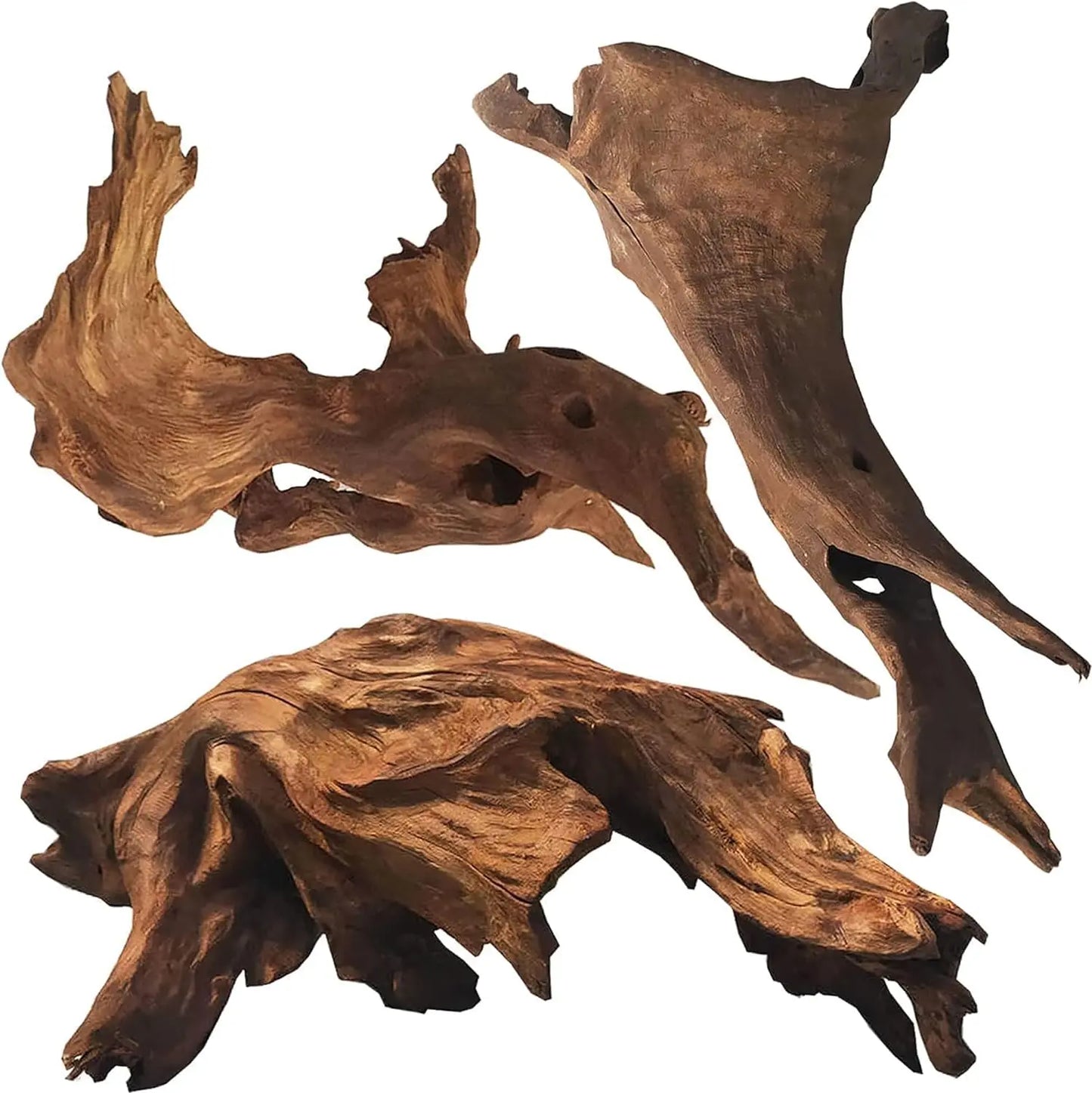 Penn Plax Natural Driftwood for Aquarium Decor  Branch Decorations for Reptile Tank Talis Us