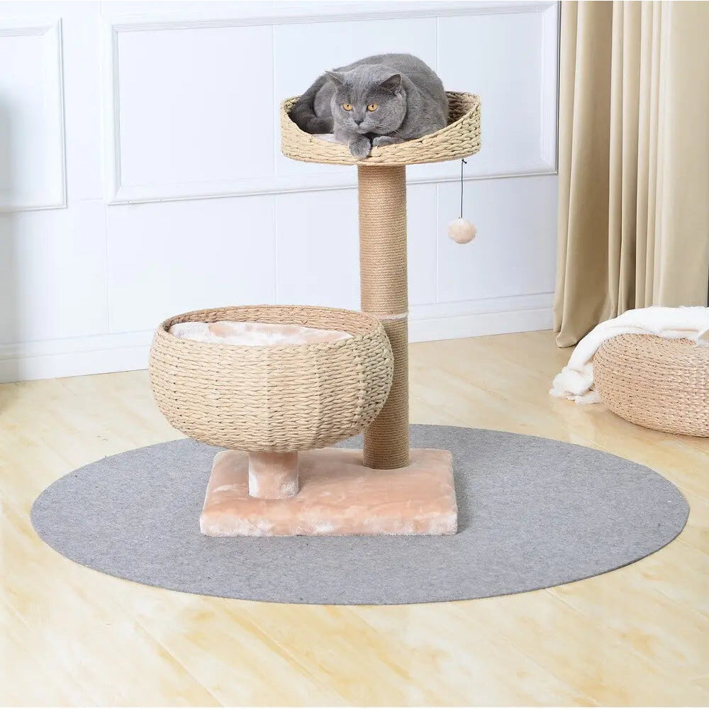 PetPals Cozy V2 Natural Style Cat Tree PetPals Group