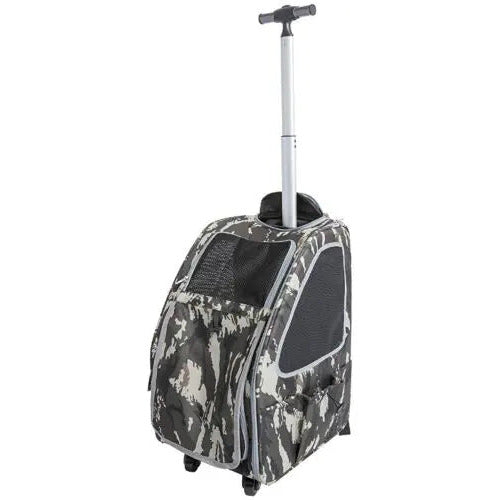 Petique 5-in-1 Travel System with Pet Carrier and Pet Stroller for Dogs and Cats Petique