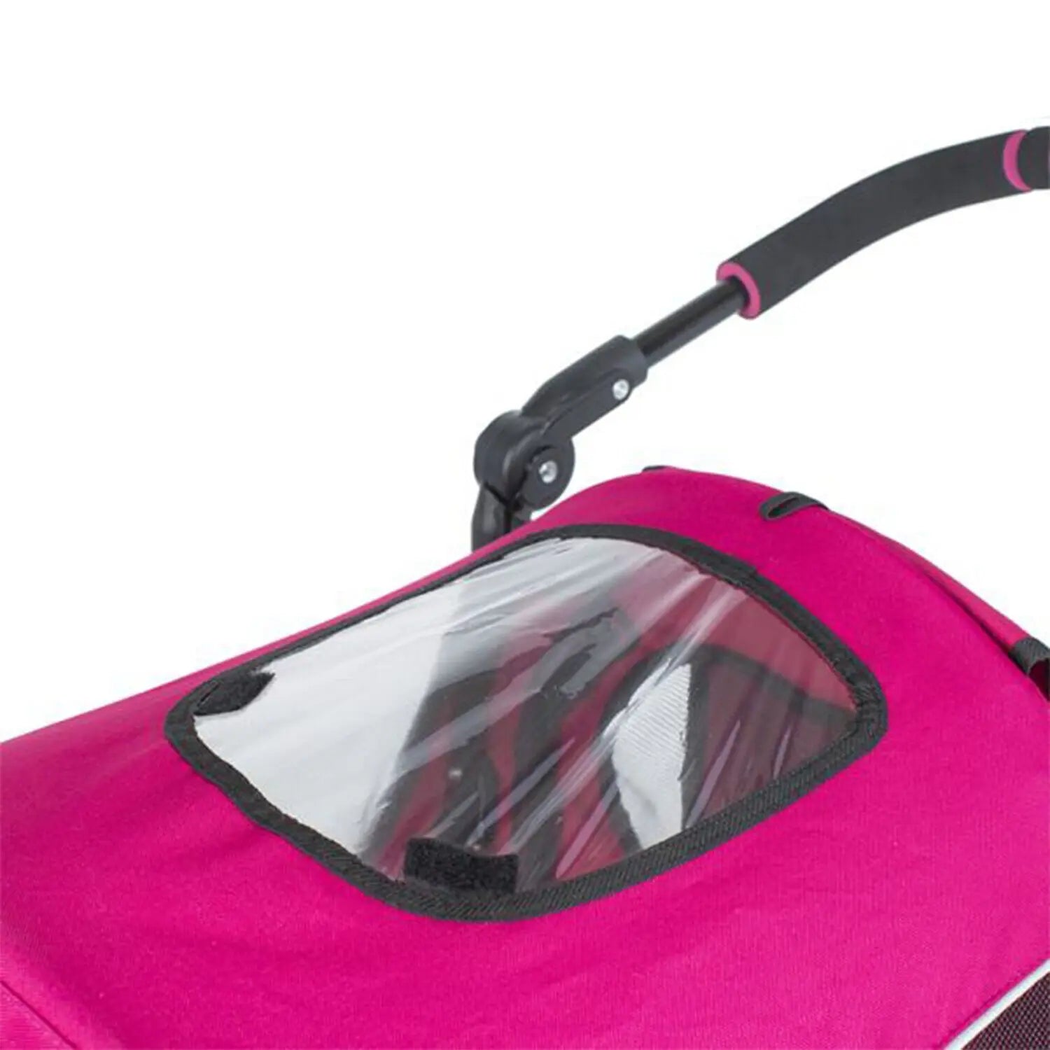 Petique All Terrain Pet Jogger Stroller for Dogs and Cats Berry Petique