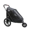 Petique Breeze Jogger Stroller Cart with Mesh Windows for Dogs Black Petique