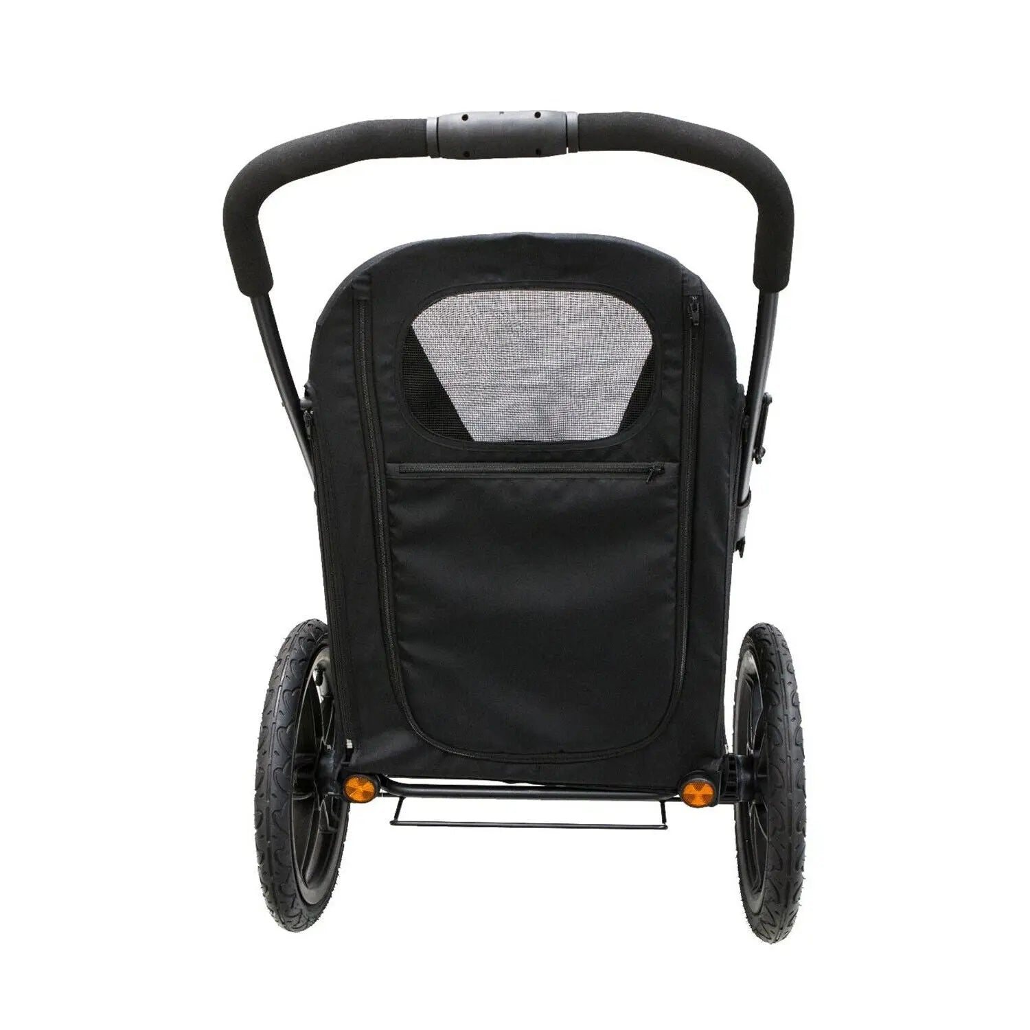 Petique Breeze Jogger Stroller Cart with Mesh Windows for Dogs Black Petique