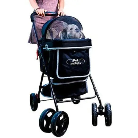 Petique Swift Pet StrollerBlack Petique