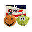 Petlou 4" EZ Squeaky Ball Twin Pack Halloween Dog Toys Petlou