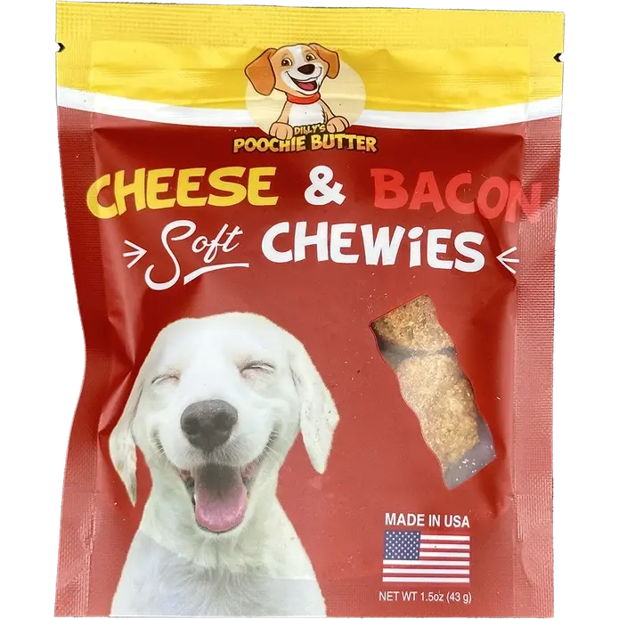 Poochie Butter Baked Dog Treat Soft Chewie Collection 1.5oz Poochie Butter