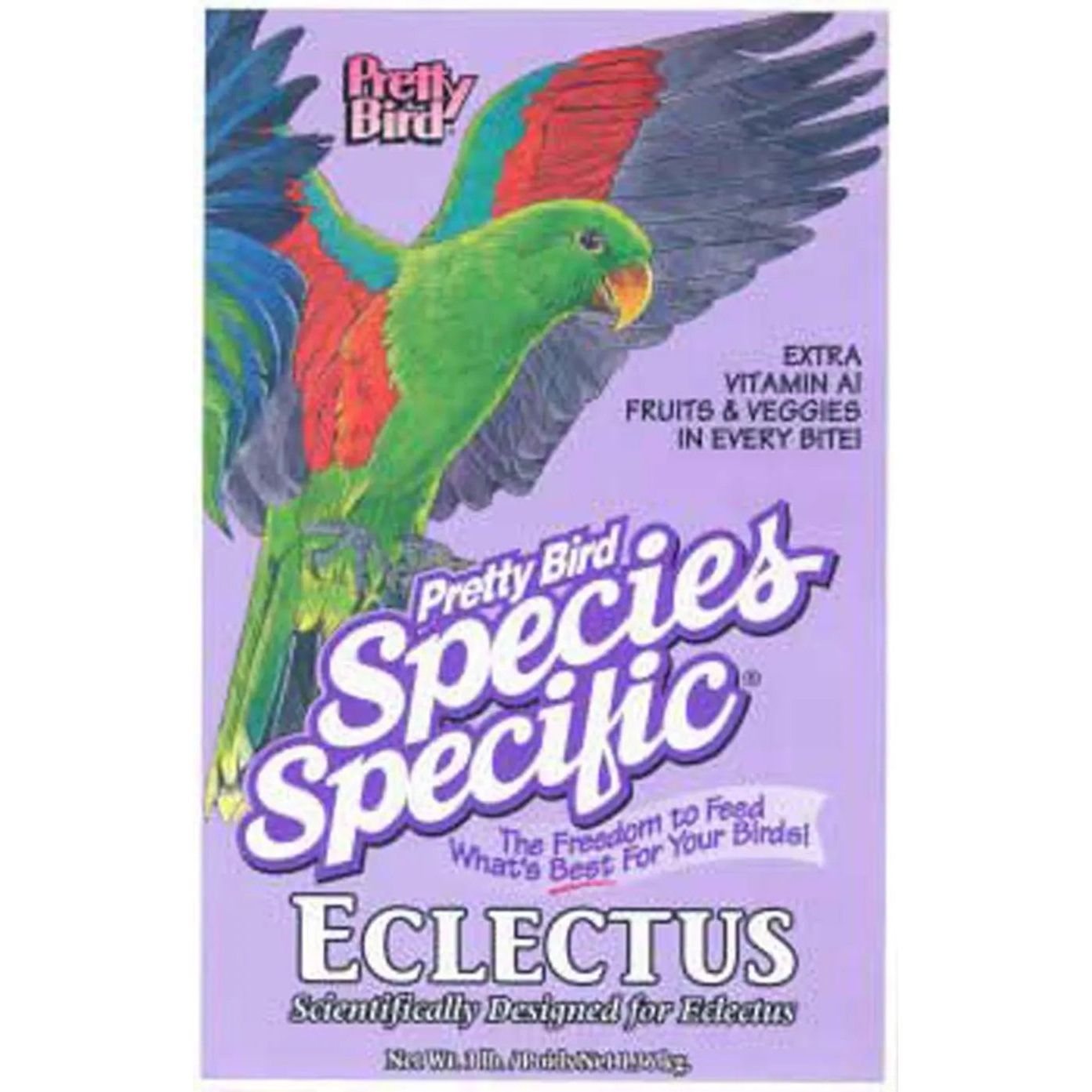 Pretty Bird International Species Specific Eclectus Pelleted Bird Food 3 lb Pretty Bird