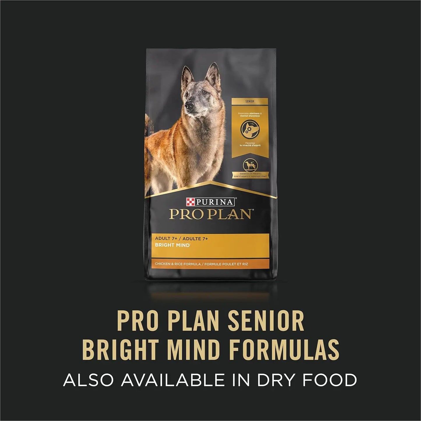 Pro Plan Bright Mind 7+ Turkey & Brown Rice Entree Senior Wet Dog Food 8 / 10 oz Purina Pro Plan