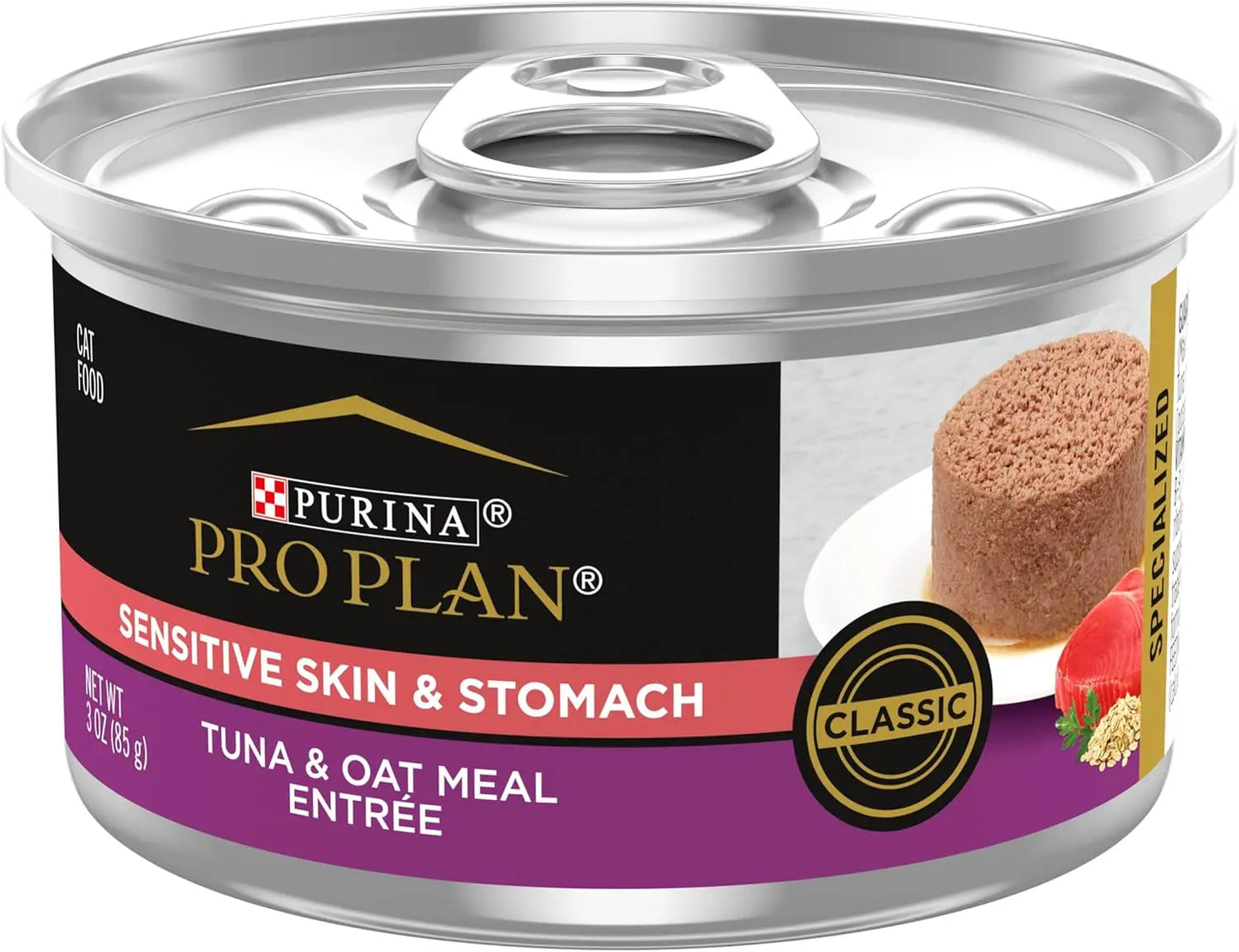 Pro Plan Sensitive Skin & Stomach Grain Free Arctic Char Entree Adult Wet Cat Food 24 / 3 oz Purina Pro Plan