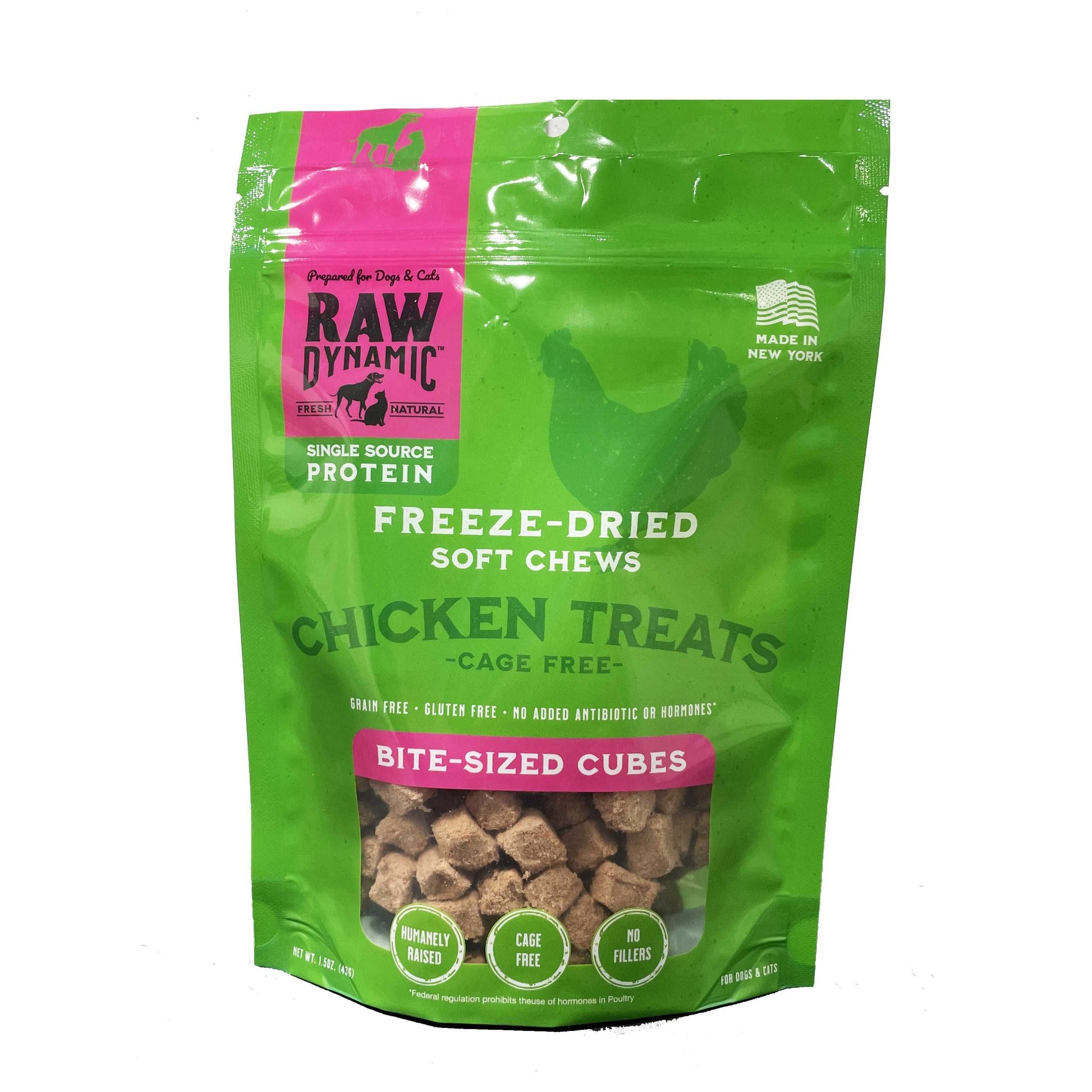 Raw Dynamic Freeze-Dried Dog Treats 1.5oz Raw Dynamic