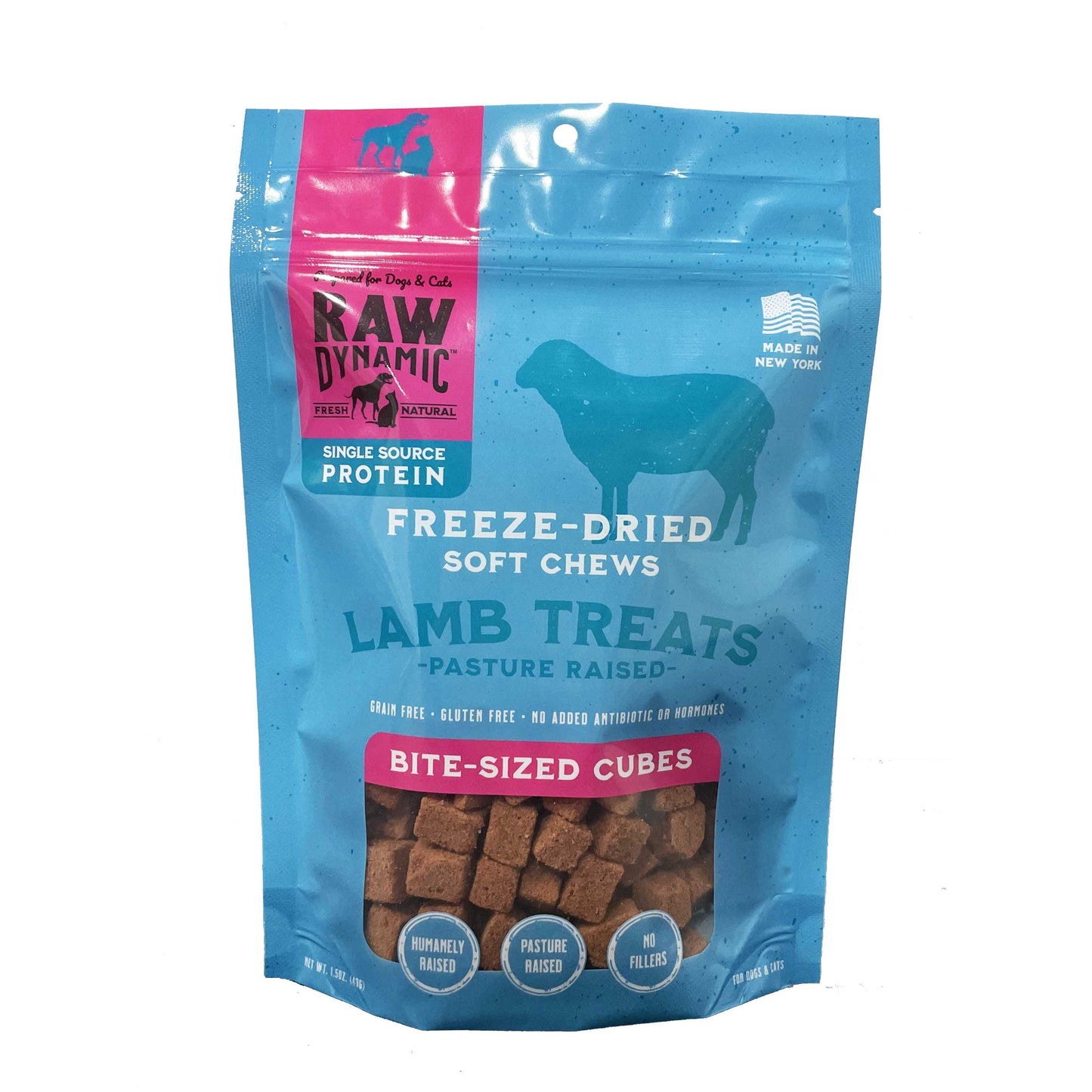 Raw Dynamic Freeze-Dried Dog Treats 1.5oz Raw Dynamic