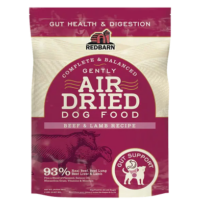 Redbarn Pet Products Air Dried Gut Support Beef & Lamb Dry Dog Food Redbarn