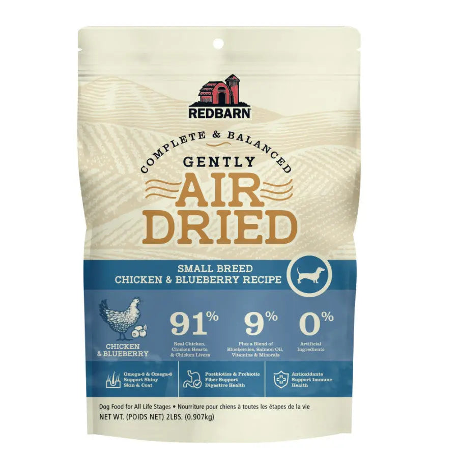 Redbarn Pet Products Air-Dried Small Breed Dog Food Chicken & Blueberry Redbarn