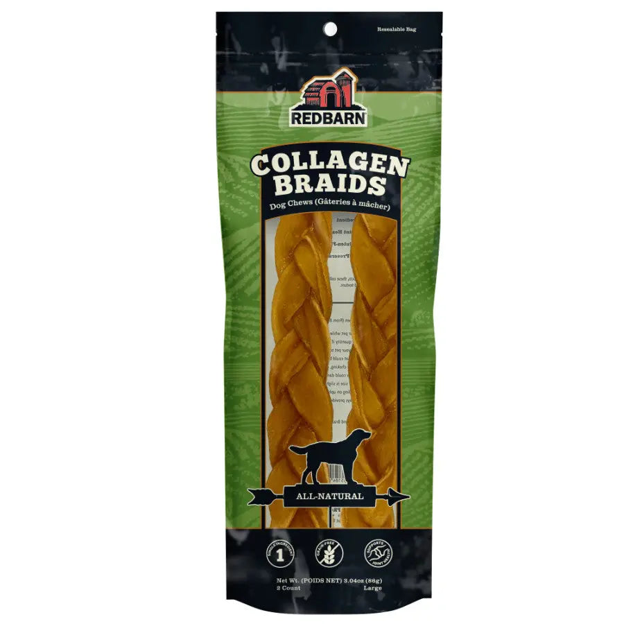 Redbarn Pet Products Collagen Braid Dog Treat Redbarn