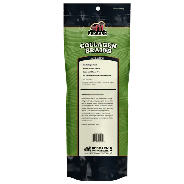 Redbarn Pet Products Collagen Braid Dog Treat Redbarn