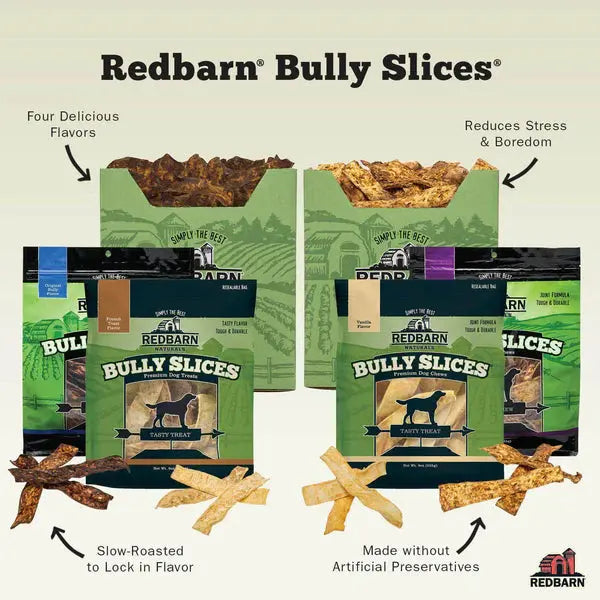 Redbarn Pet Products Natural Bully Slices Original Beef Flavor Dog Treat Bulk, 6 lb Redbarn