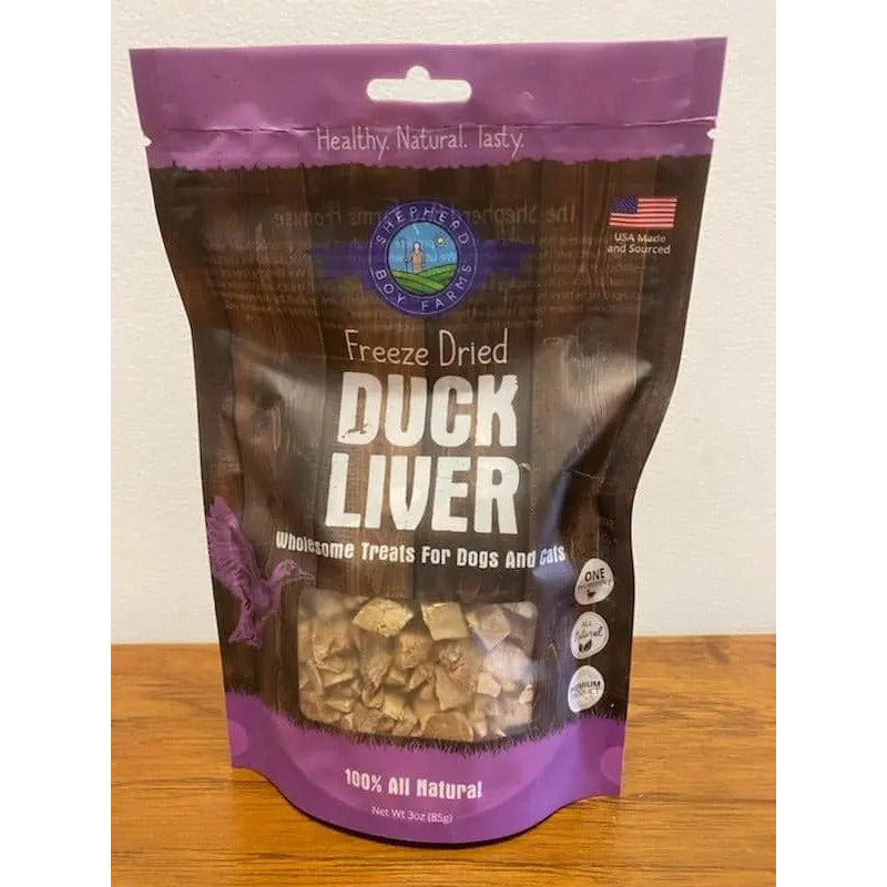 Shepherd Boy Farms Freeze Dried Duck Liver Dog Treats Shepherd Boy Farms