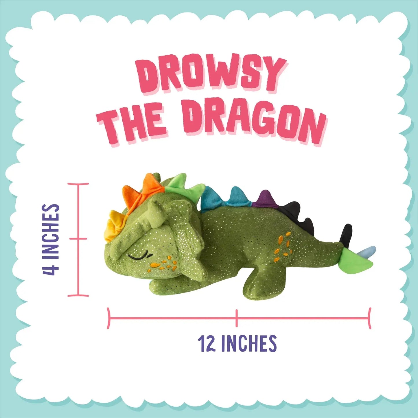 SnugArooz Drowsy the Dragon Dog Toy SnugArooz