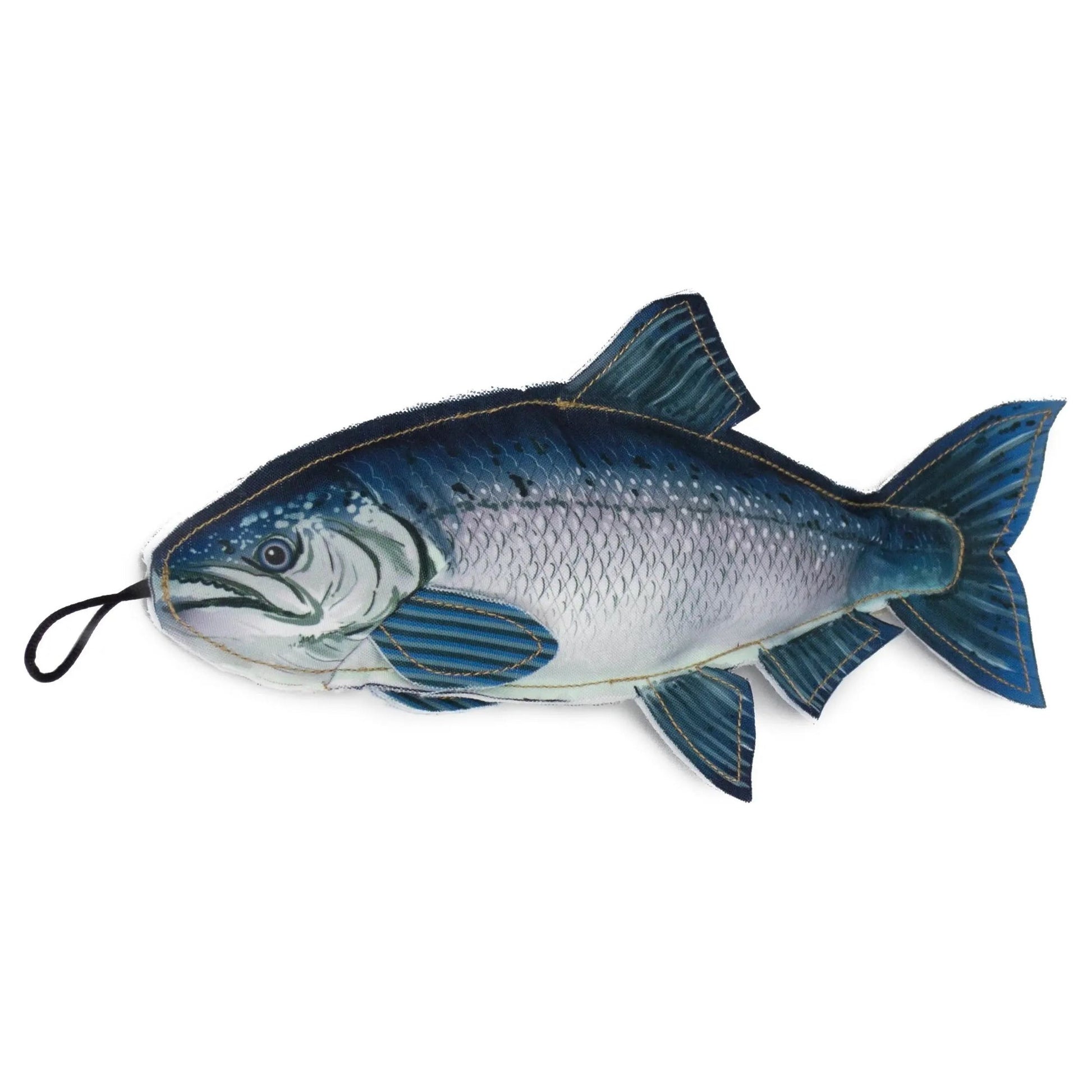 Steel Dog Denim Fish Dog Toys with Rope Steel Dog