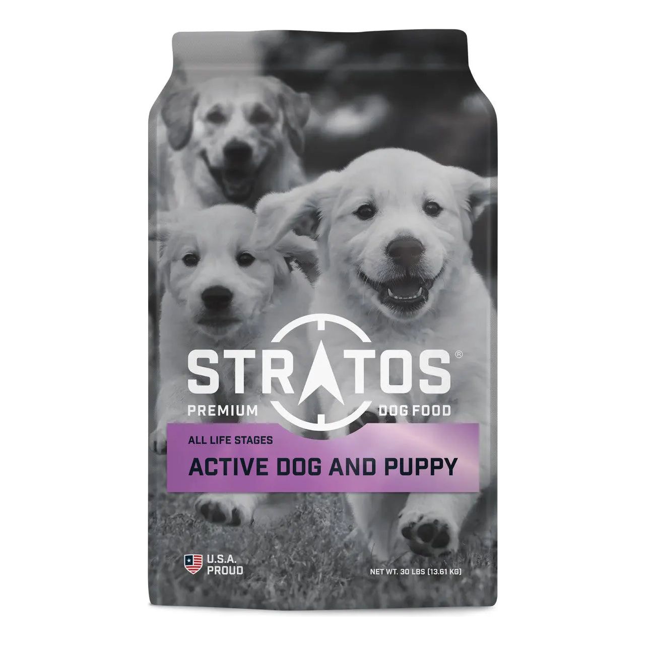 Stratos Active Dog & Puppy Dry Dog Food 30 lb Stratos