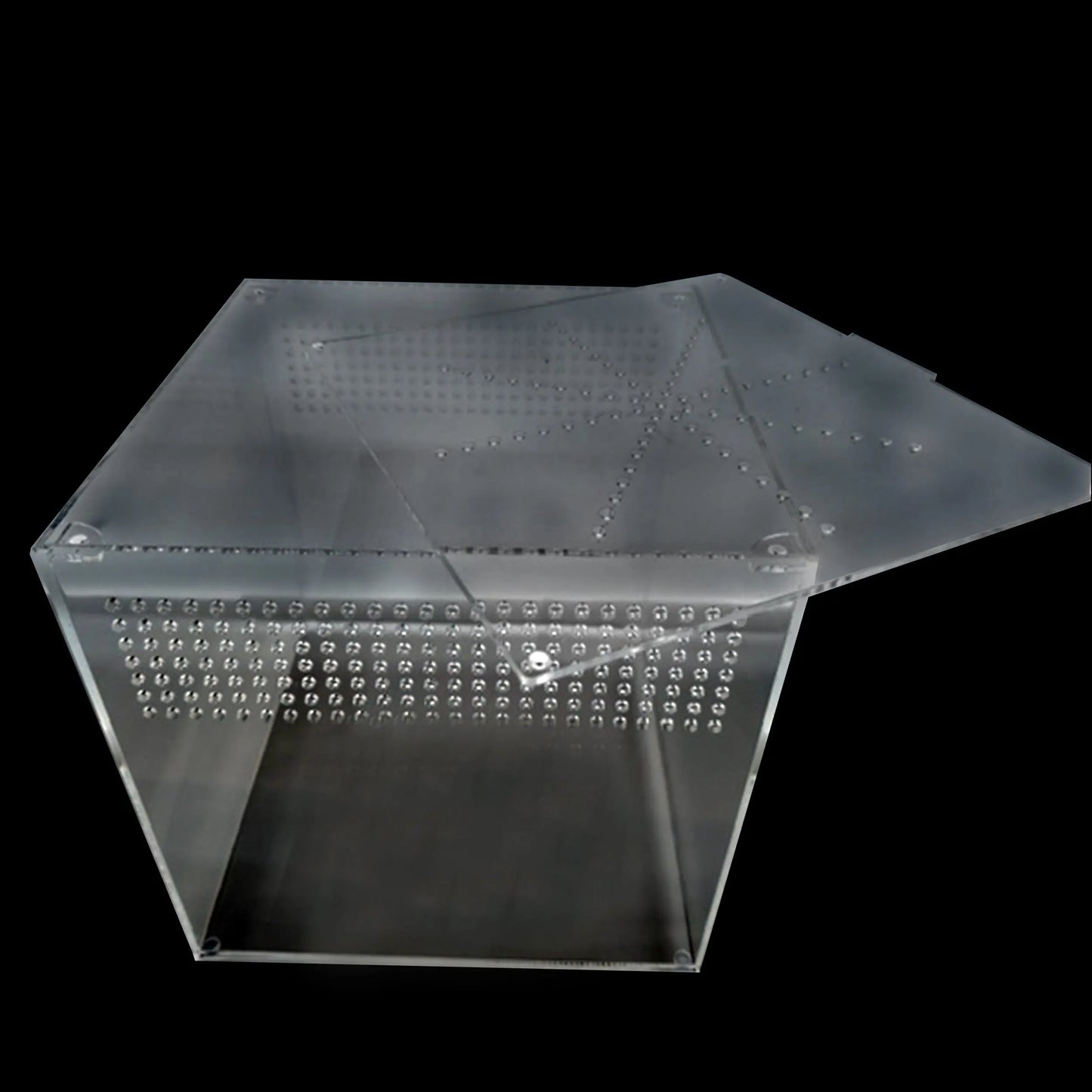 Talis-us Acrylic Reptile Enclosure Terrarium Cage For Lizard Snake Tarantula 9"x 9"x 9" Talis Us