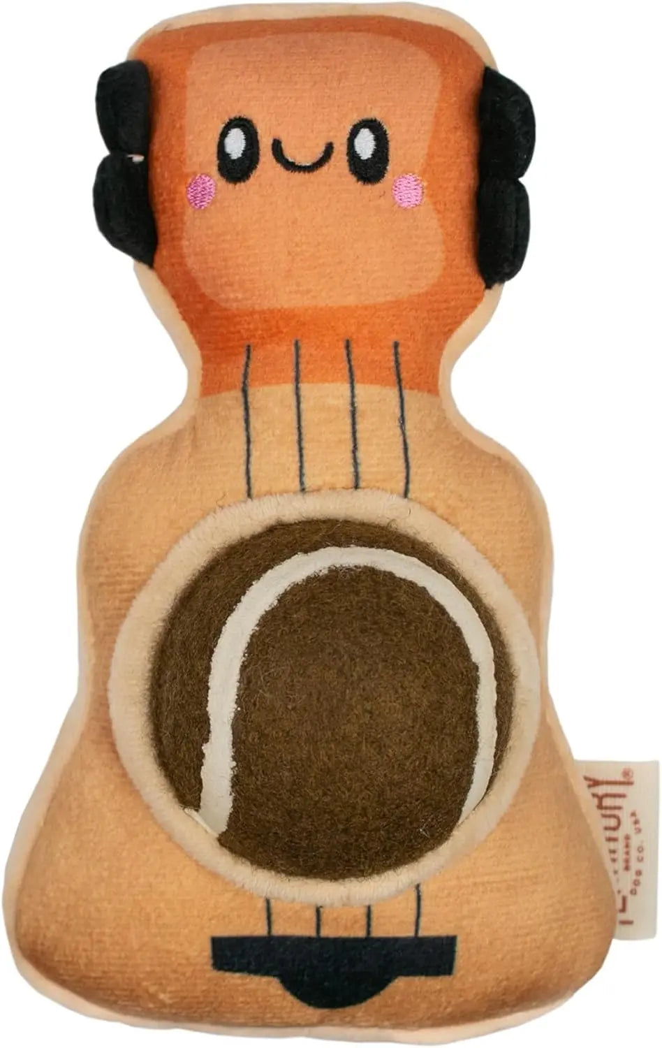 Territory 2 in 1 Plush Squeaker Removable Fetch Ball Dog Toy Territory