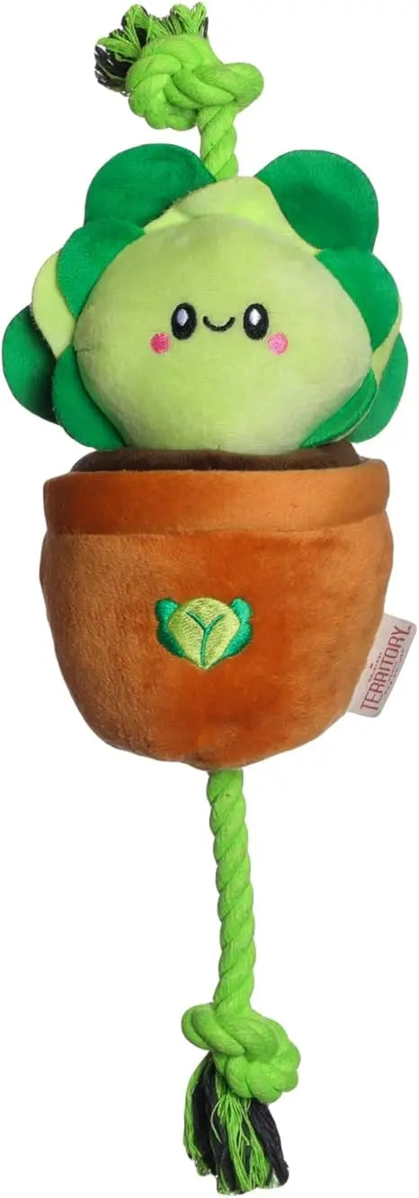 Territory Interactive Play Plush Treat-and-Tug Reward Toy for Dogs Territory