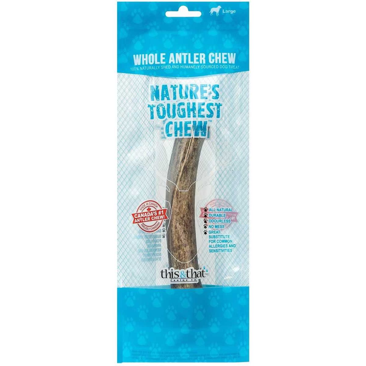 This & That Premium Whole Elk Antler Chew Dog Treat This & That