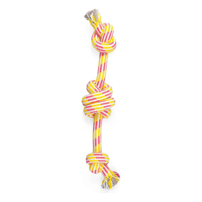 ThoozyPet 3-Knot Rope Dog Toy 25" ThoozyPet