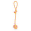 ThoozyPet Ball Tug Rope Dog Toy with Handle 17" ThoozyPet