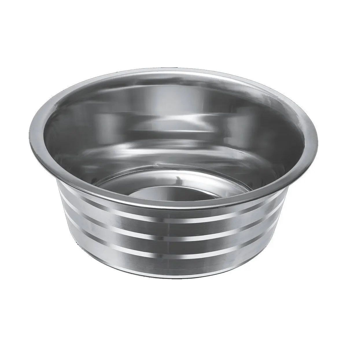 ThoozyPet Standard Feeding Dishes with Silver Stripe ThoozyPet