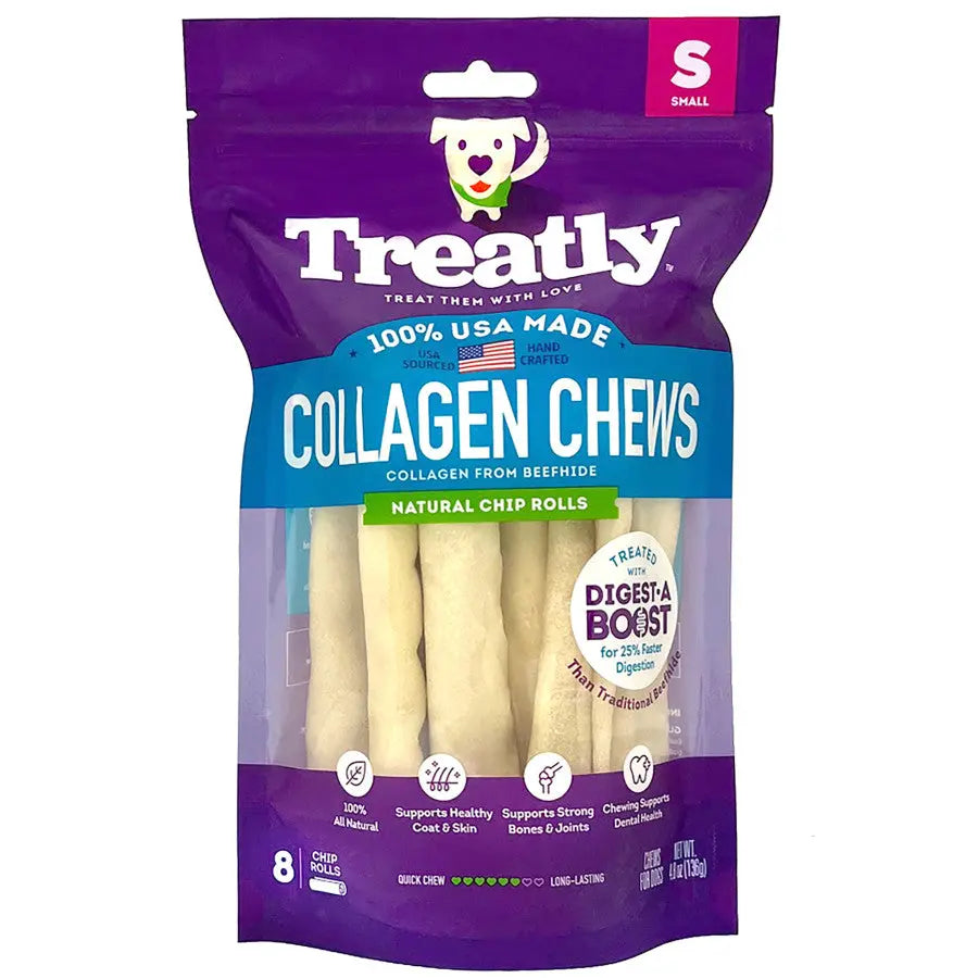 Treatly Collagen Chew Rolls Dog Treats Treatly