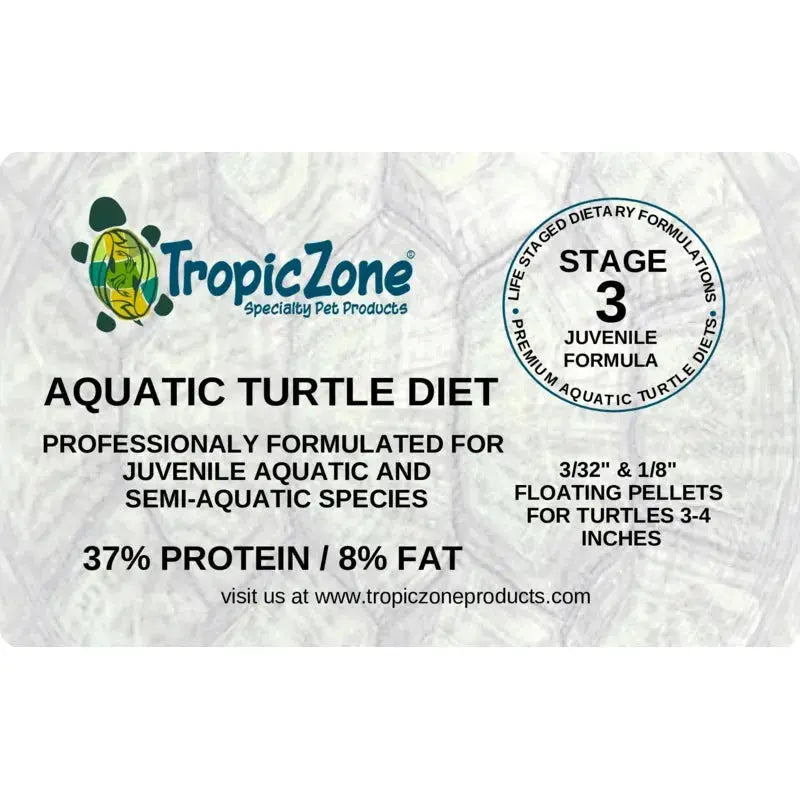 TropicZone Aquatic Turtle Diet Stage-3 Juvenile Formula TropicZone