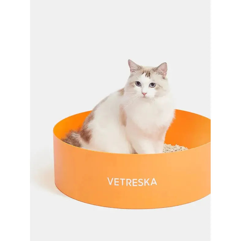 Vetreska Tangerine Cat Litter Box VETRESKA