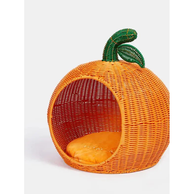 Vetreska Tangerine Rattan Pet Bed VETRESKA