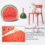 Vetreska Watermelon Odor Control Kitty Litter Box with Lid and Scoop VETRESKA