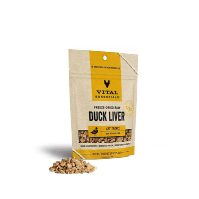 Vital Essentials® Freeze-Dried Duck Liver Cat Treats, 0.9 oz Vital Essentials®