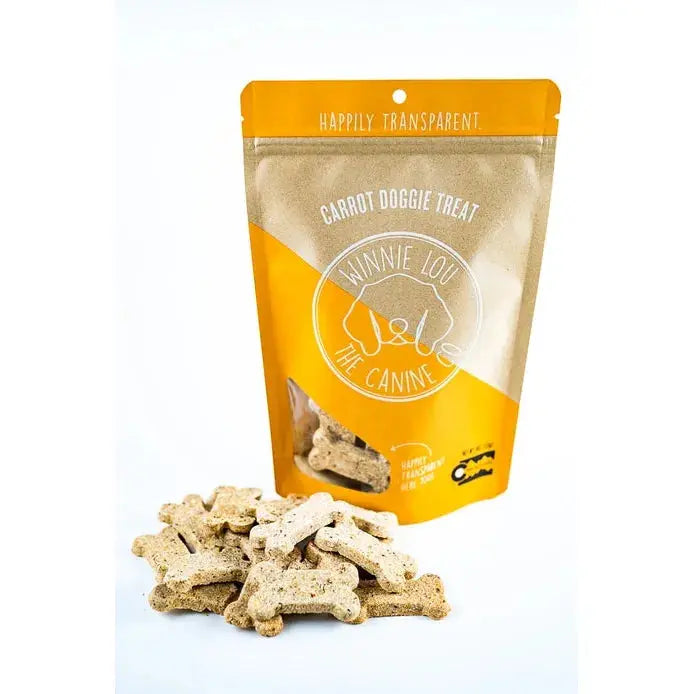 Winnie Lou Carrot Doggie Dog Treats 4 oz. Winnie Lou