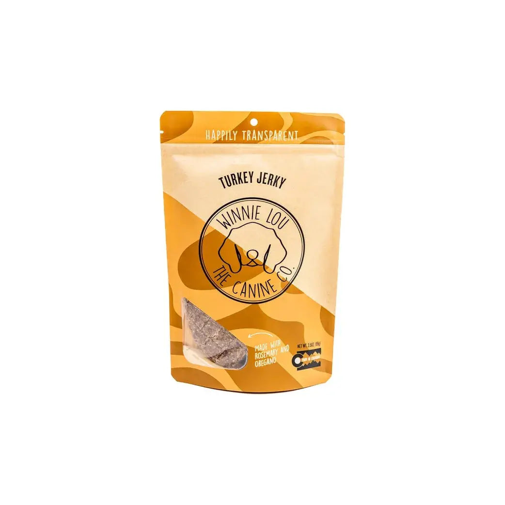 Winnie Lou Turkey Jerky Dog Treats 4.8 oz Winnie Lou